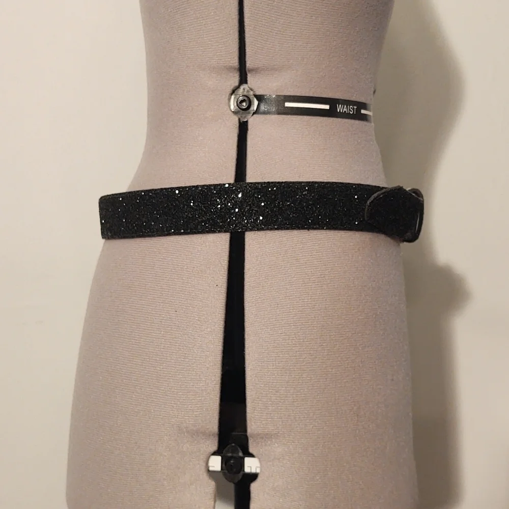 Sparkly Black Belt Sz M